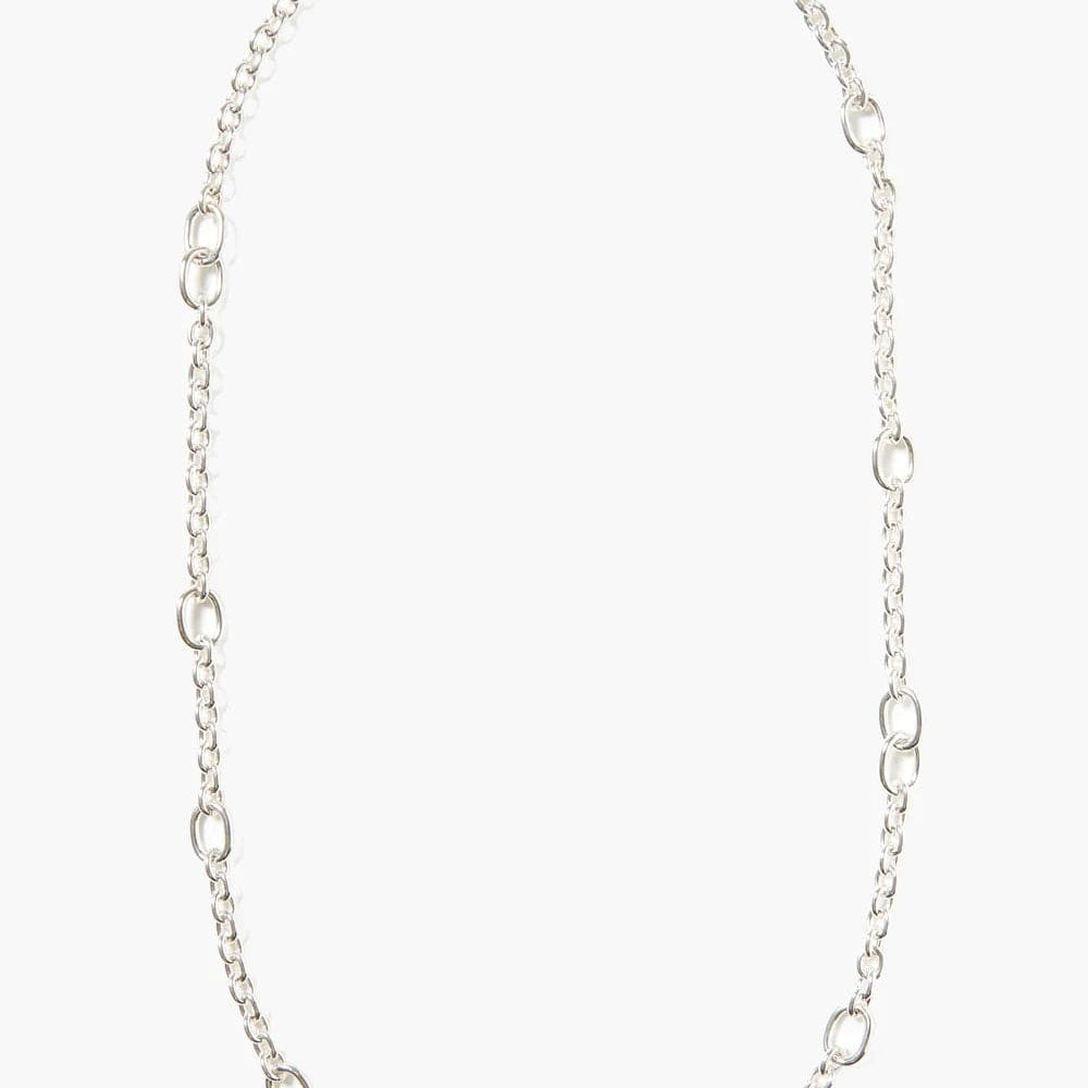 
                      
                        NKL-JM Frances Long Necklace Silver
                      
                    