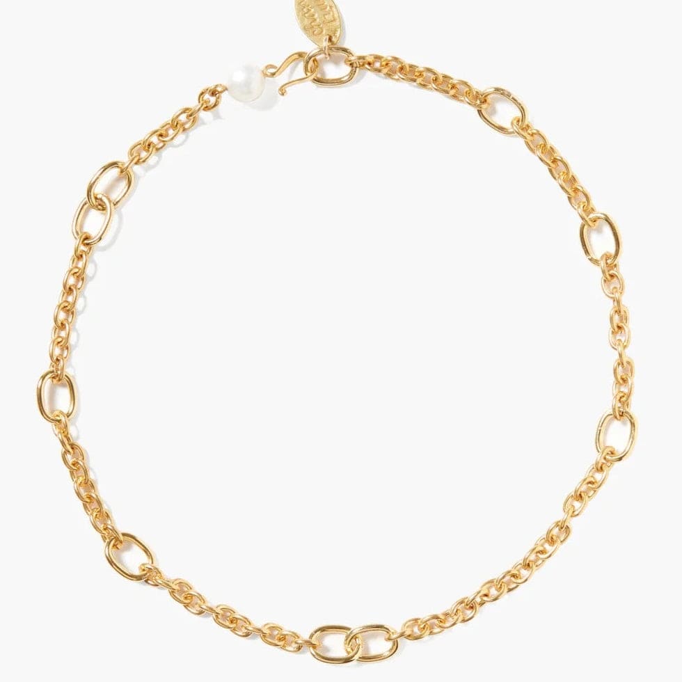 NKL-JM Frances Short Necklace Yellow Gold