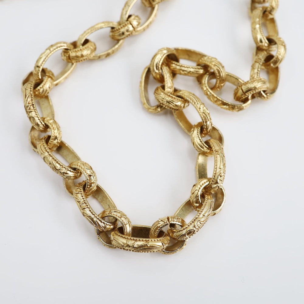 
                      
                        NKL-JM Heavy Embossed Chain Necklace
                      
                    