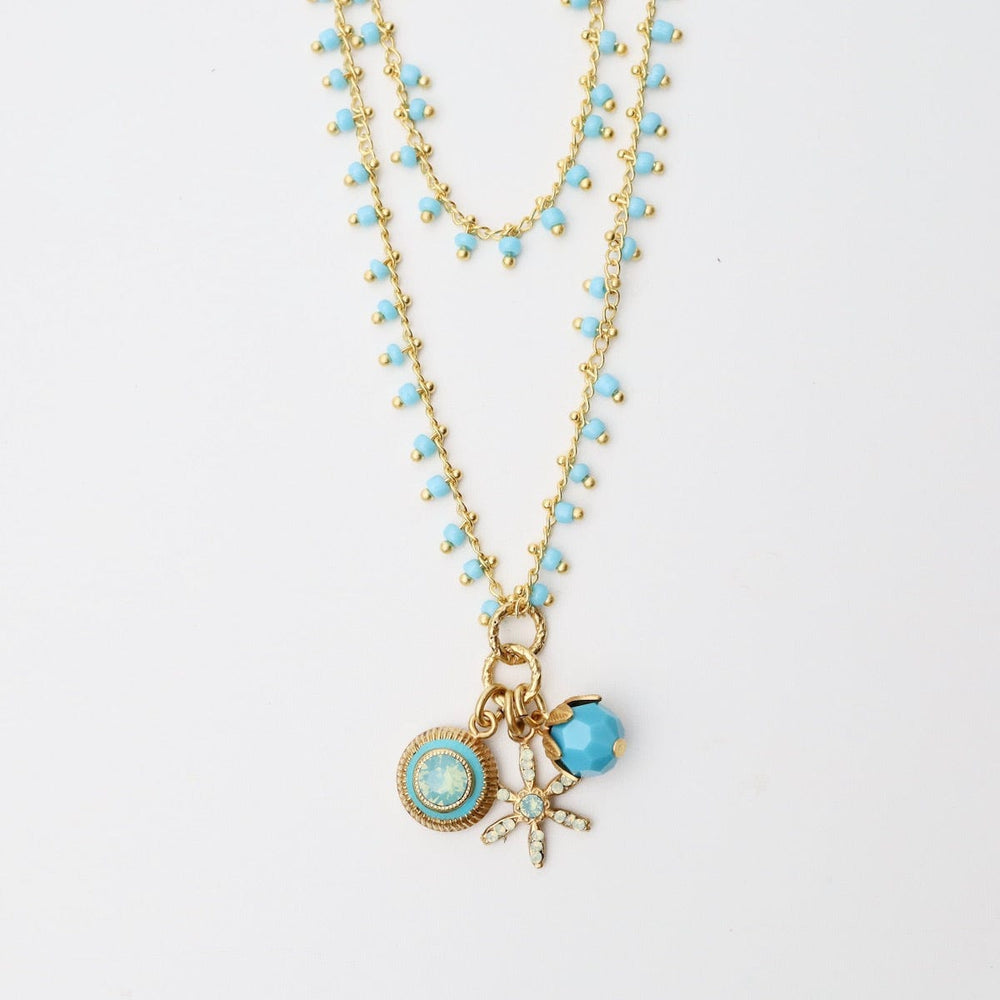 
                      
                        NKL-JM Leighton Necklace - Turquoise
                      
                    