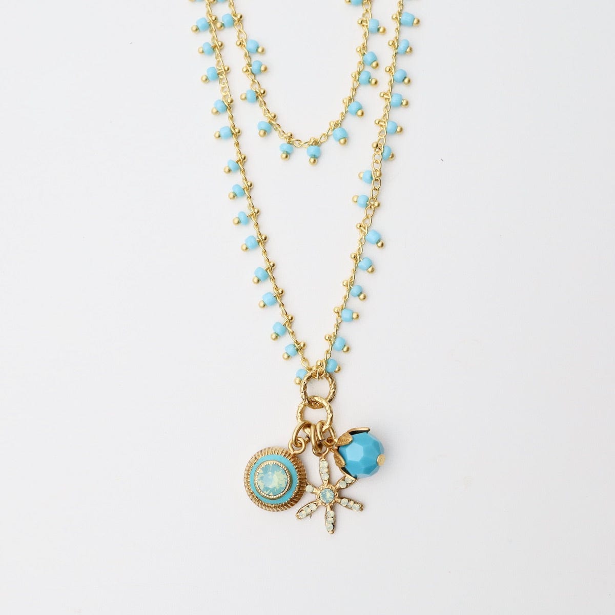 NKL-JM Leighton Necklace - Turquoise