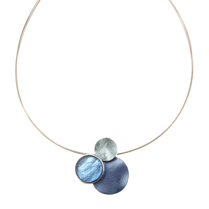 
                      
                        NKL-JM Light Blue Triple Circle Necklace
                      
                    