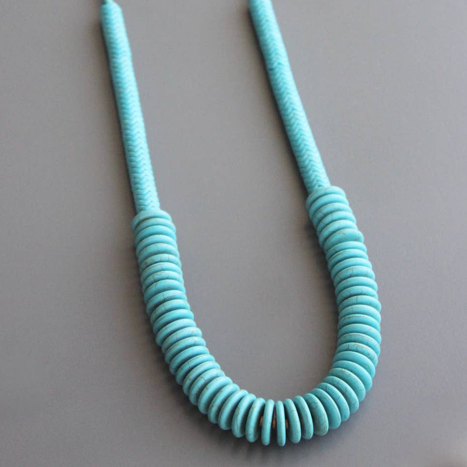 NKL-JM Long Magnesite Necklace
