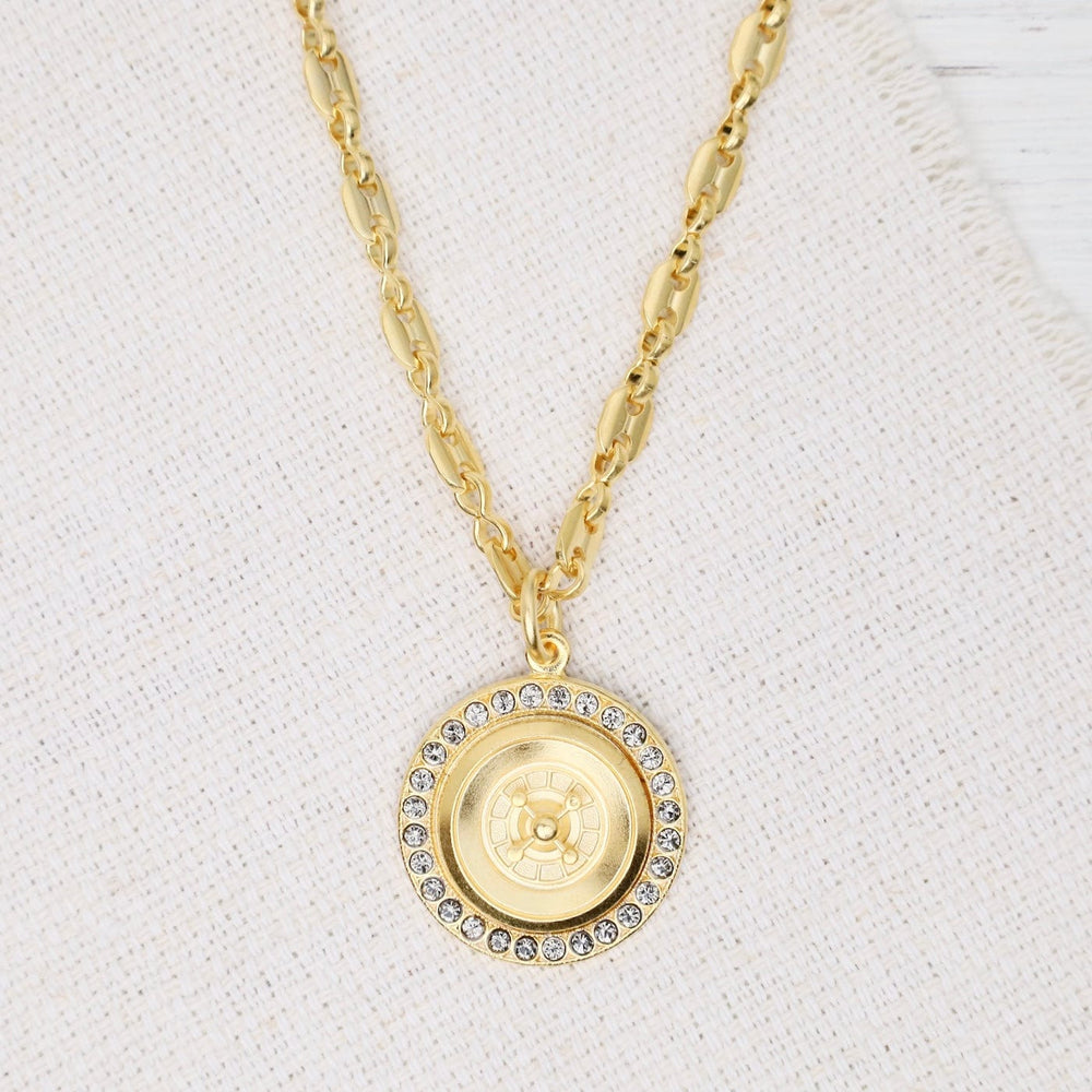 NKL-JM Medallion Necklace