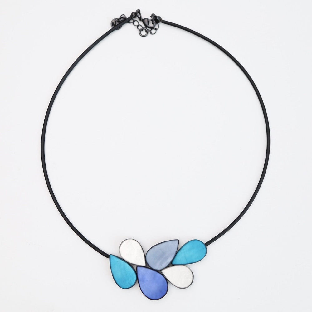 
                  
                    NKL-JM Multi Blue Mix Petal Necklace
                  
                