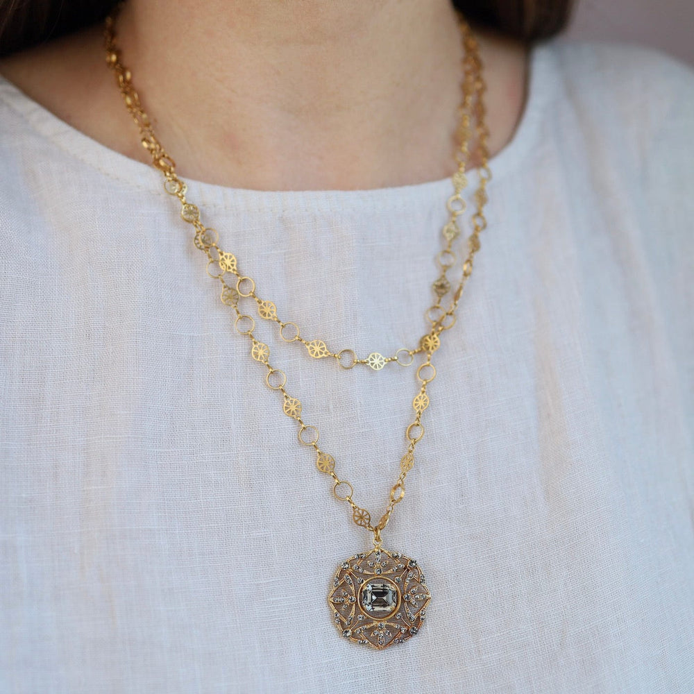 
                      
                        NKL-JM Multi Chain Medallion Necklace
                      
                    