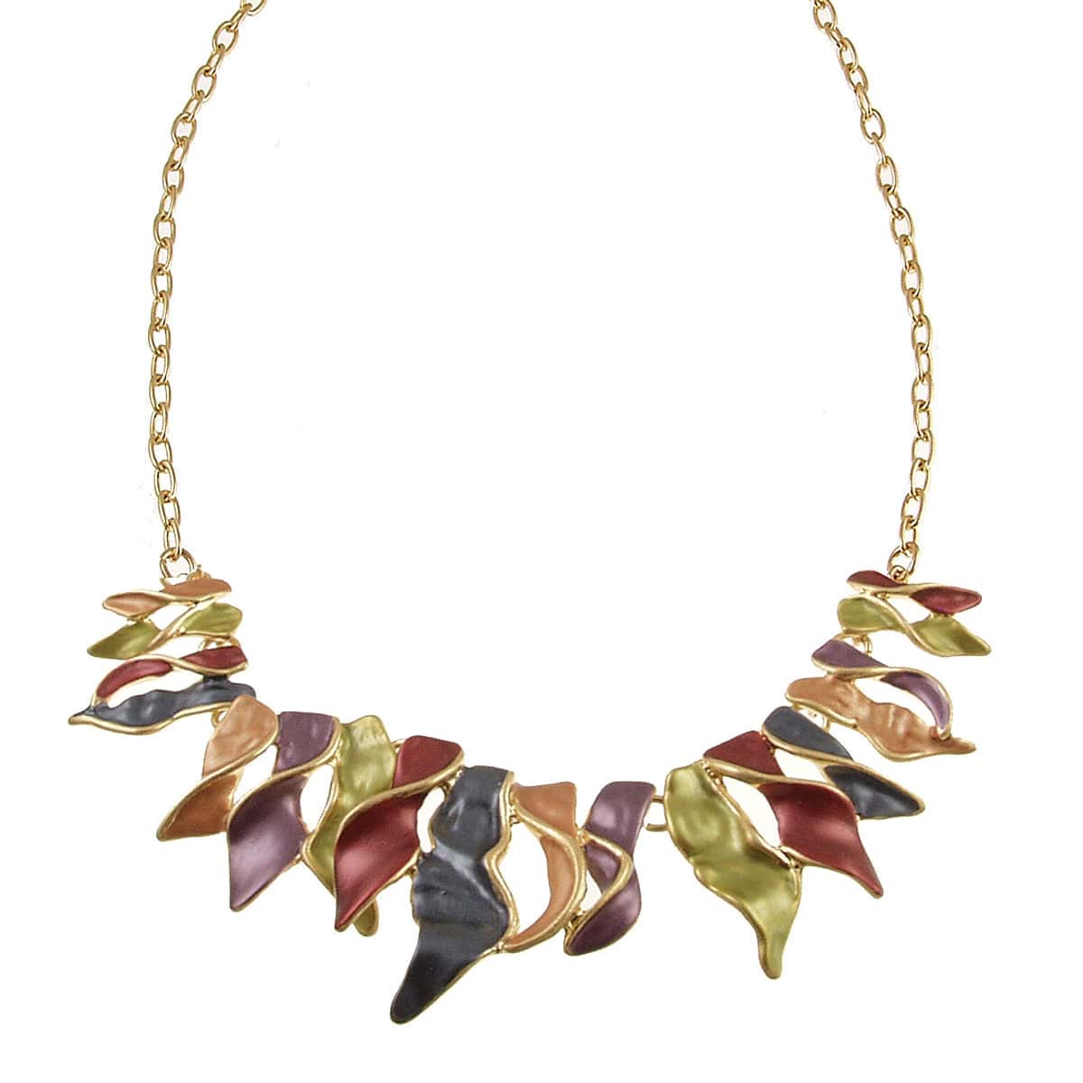 NKL-JM Multicolor Ribbon Dance Necklace