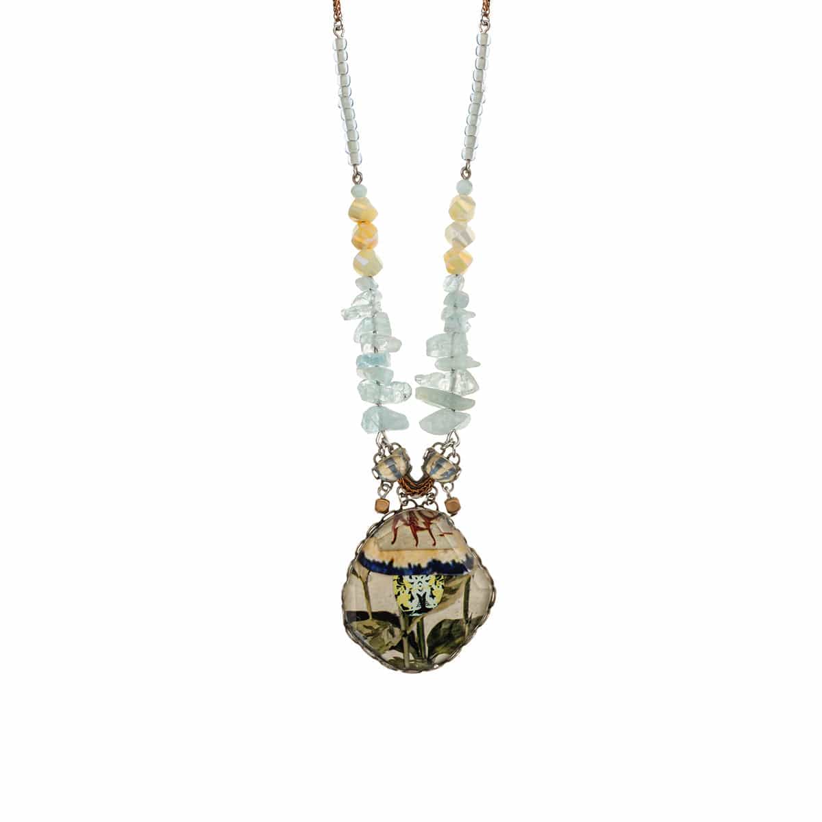 NKL-JM Neptune`s Garden Pendant Necklace