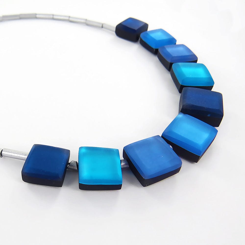 NKL-JM OCEAN SQUARE BUTTONS NECKLACE