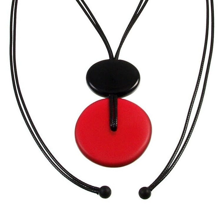 NKL-JM Red Resin Sliding Pendant