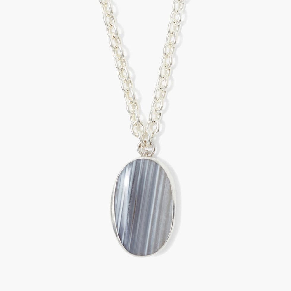 
                      
                        NKL-JM Sabella Chain Necklace Grey Agate
                      
                    