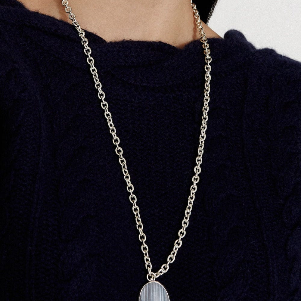 
                      
                        NKL-JM Sabella Chain Necklace Grey Agate
                      
                    