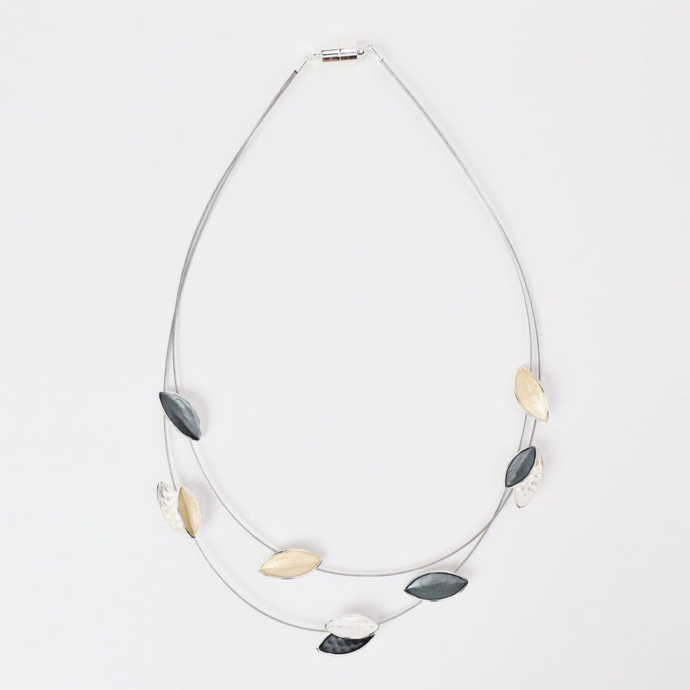
                  
                    NKL-JM Silver Shades Multi Lily Necklace
                  
                