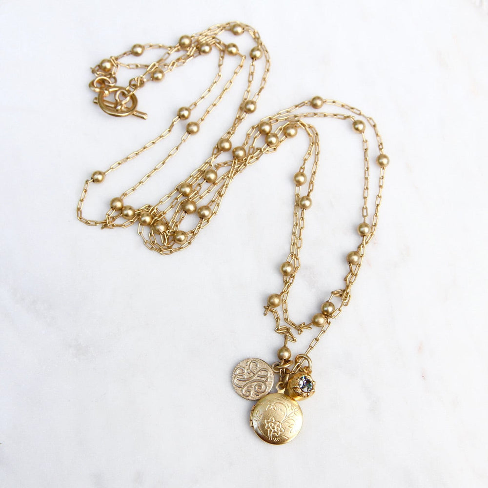 
                  
                    NKL-JM Small Locket Necklace - Gold Plate
                  
                