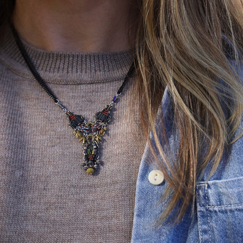 NKL-JM Tiger Eye Adira Necklace