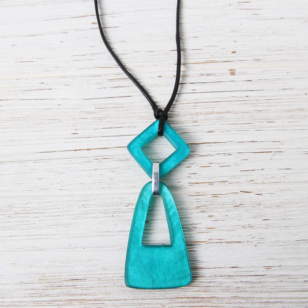 
                  
                    NKL-JM Turquoise Sliding Statement Resin Necklace
                  
                