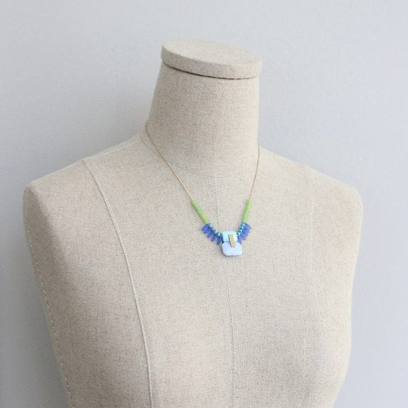 NKL-JM Vintage Glass Necklace
