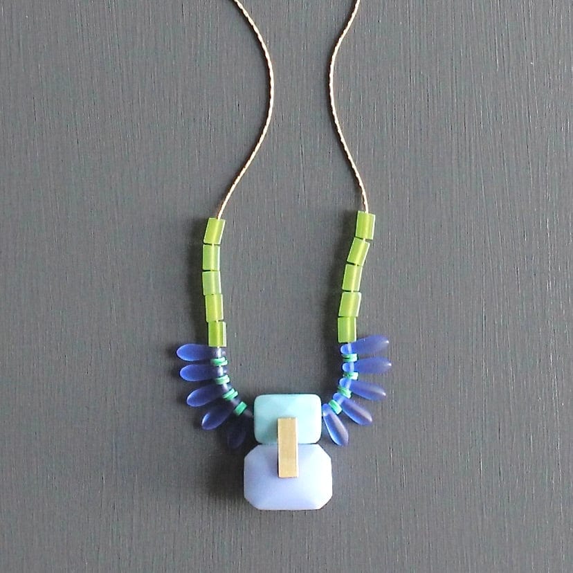 NKL-JM Vintage Glass Necklace