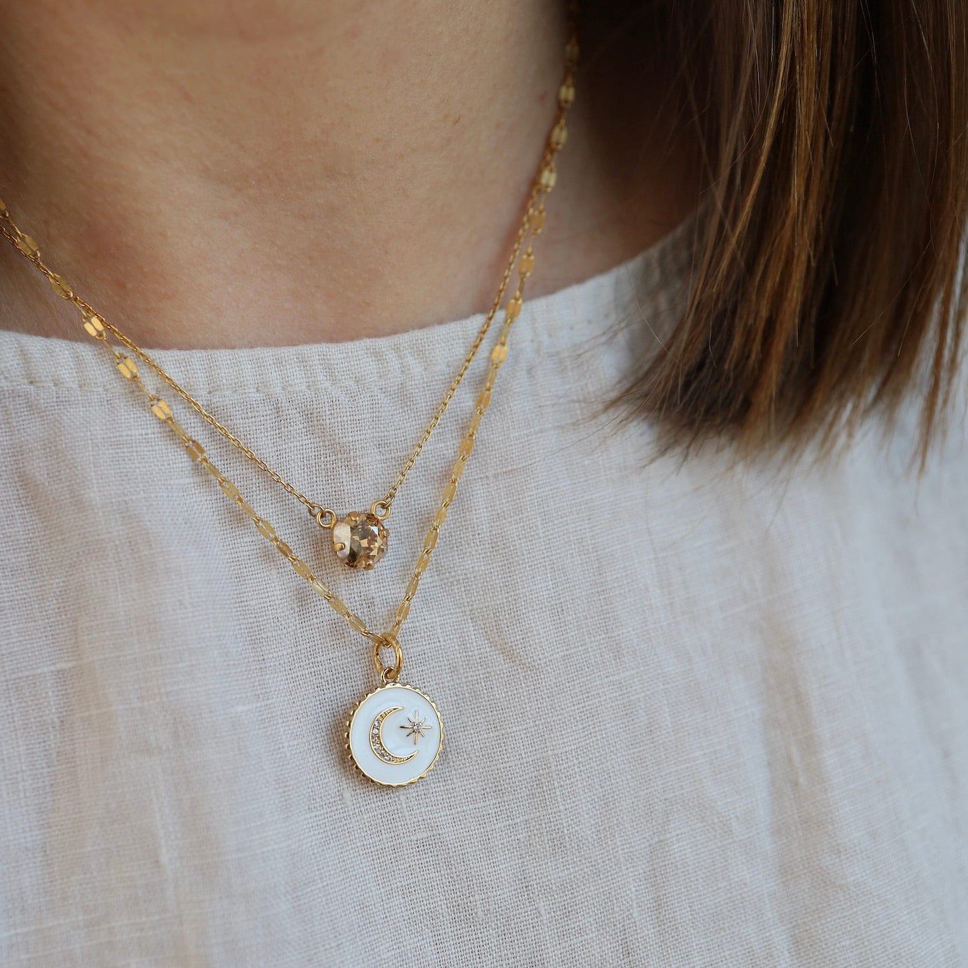 Charleston Enamel Charm Necklace