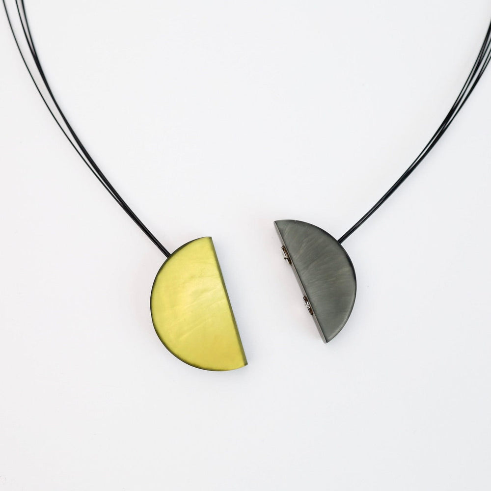 
                  
                    NKL-JM Yellow and Grey Two Tone Magnetic Pendant
                  
                