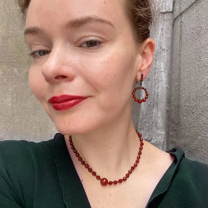 NKL Knotted Carnelian Necklace