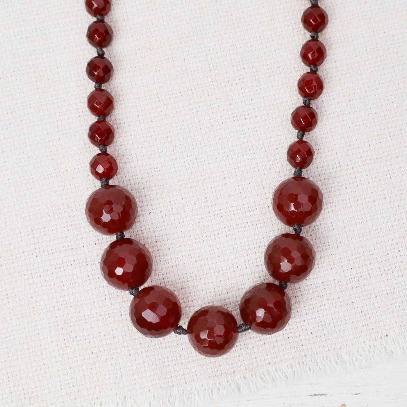 NKL Knotted Carnelian Necklace