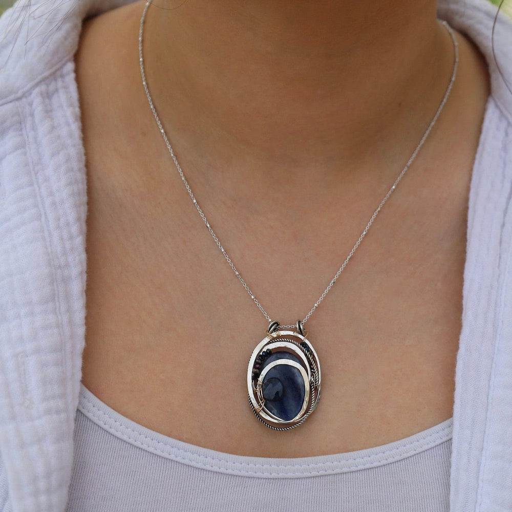 
                  
                    NKL Kyanite Mirror Necklace
                  
                