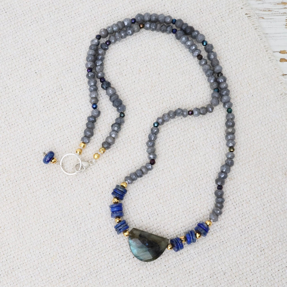 
                  
                    NKL Labradorite and Lapis Necklace
                  
                