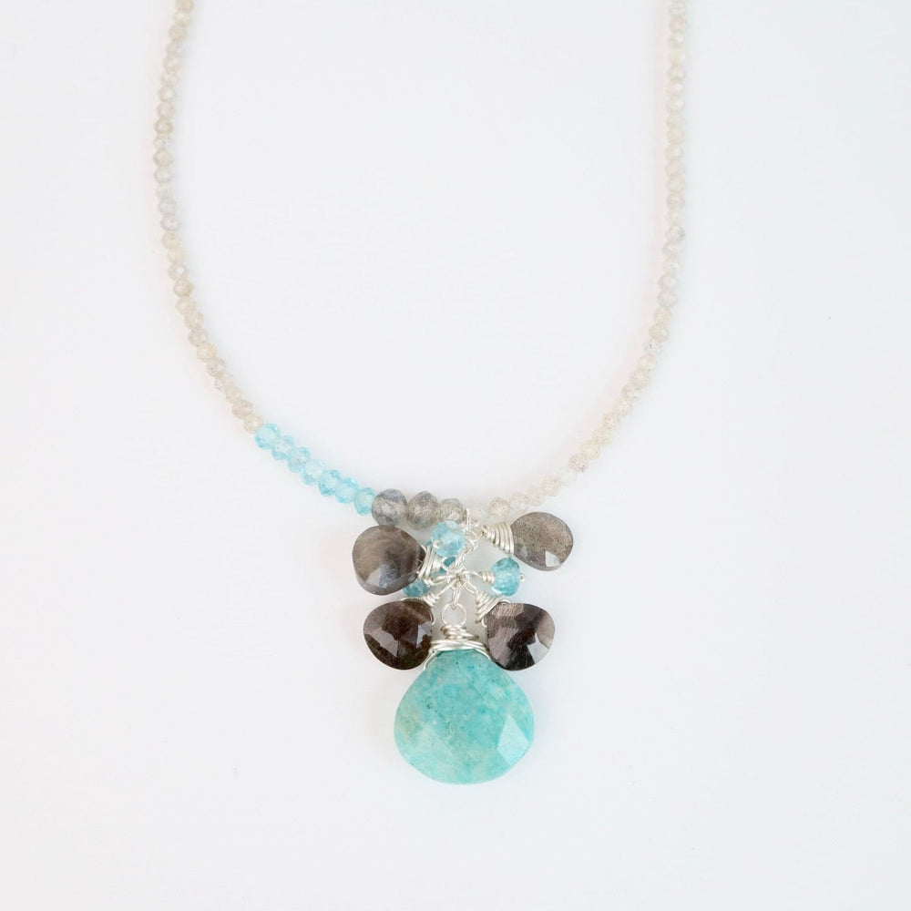 NKL Labradorite, Apatite & Amazonite Necklace