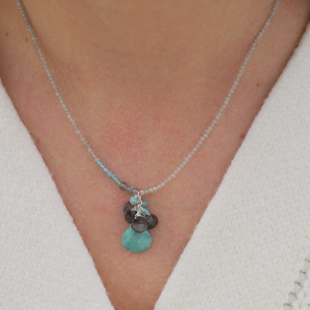 
                  
                    NKL Labradorite, Apatite & Amazonite Necklace
                  
                