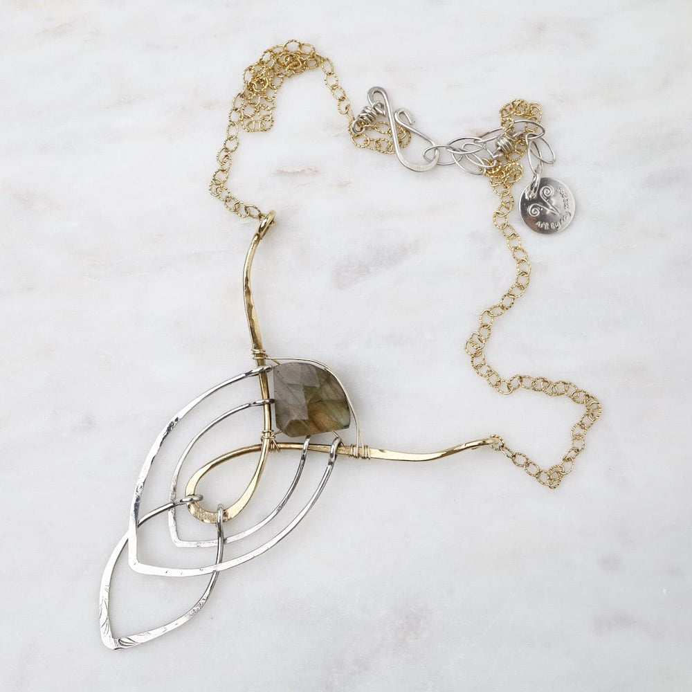 
                  
                    NKL Labradorite Braided Necklace
                  
                