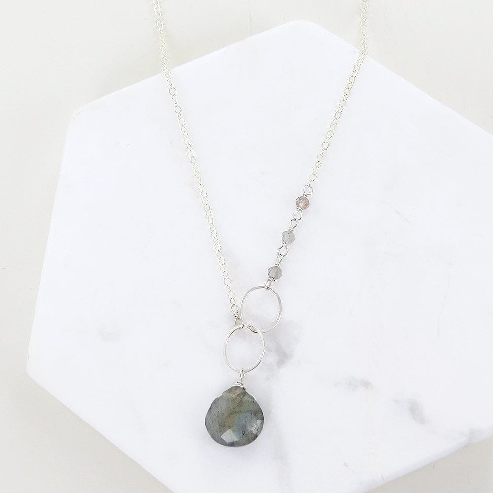 NKL LABRADORITE LOOPED NECKLACE