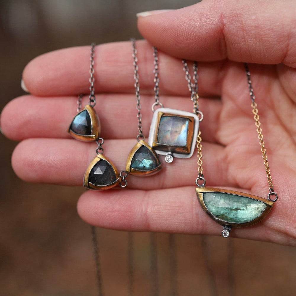 
                  
                    NKL Labradorite Petite Triple Fold Necklace
                  
                