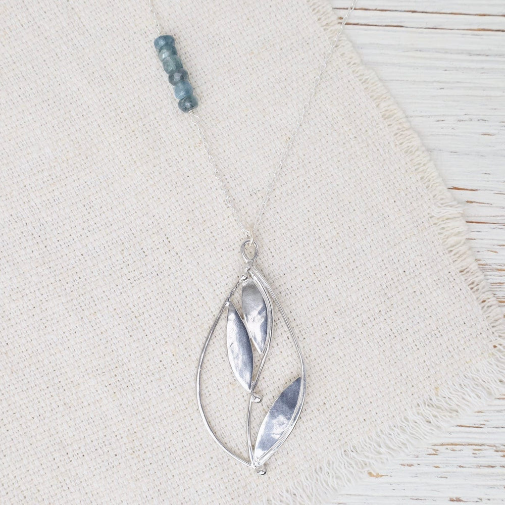 NKL Large Floral Teardrop Pendant