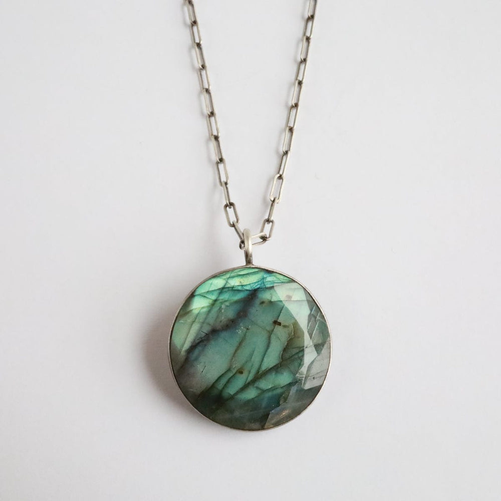 
                  
                    NKL Large  Labradorite Pendant Necklace
                  
                