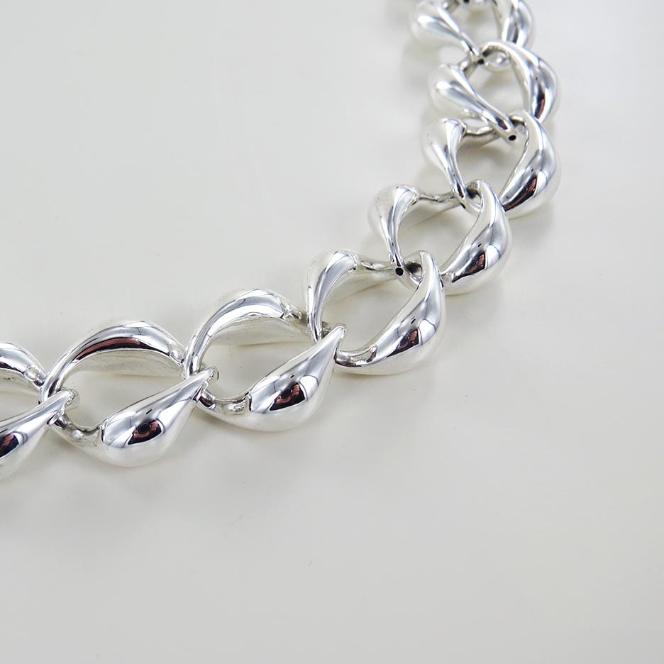 NKL LARGE OVAL LINK ELECTROFORM NECKLACE