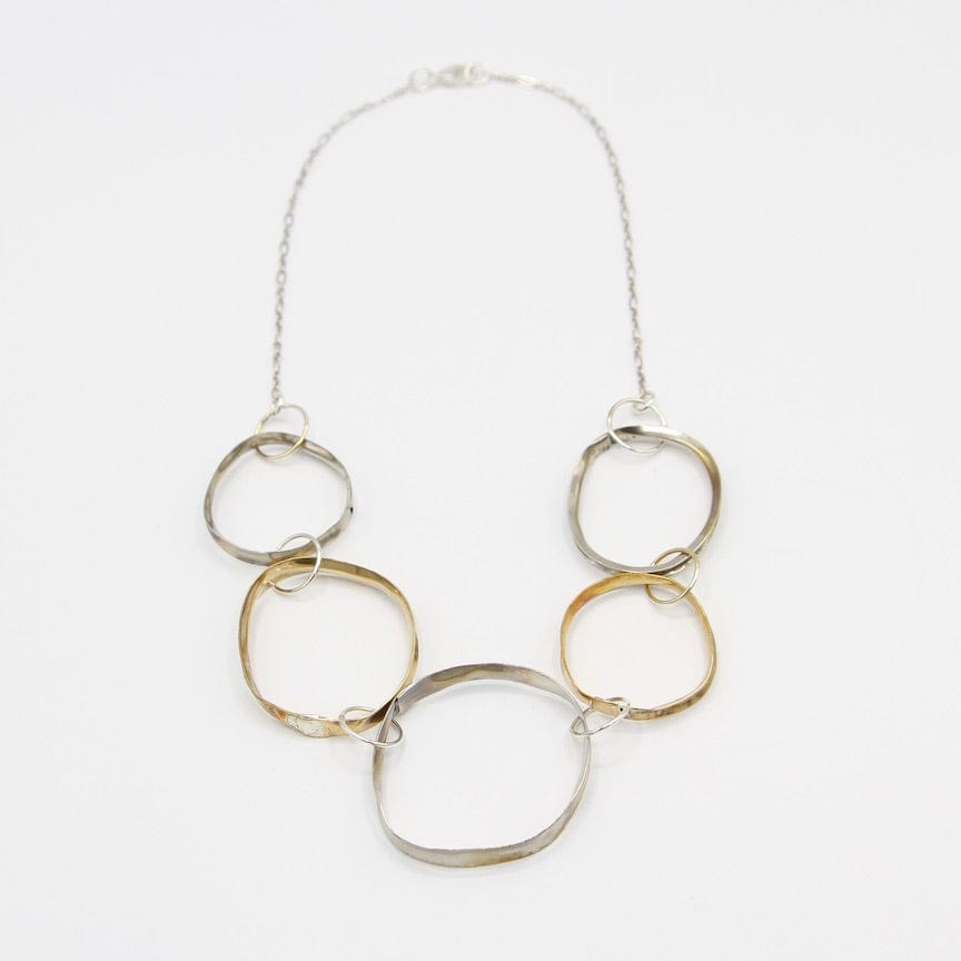 NKL Large Rugged Circles Necklace