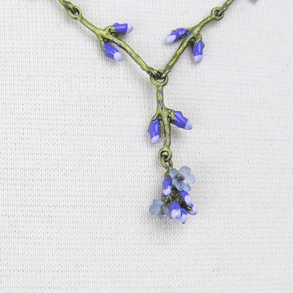 lavender flower jewelry Lavender Necklace