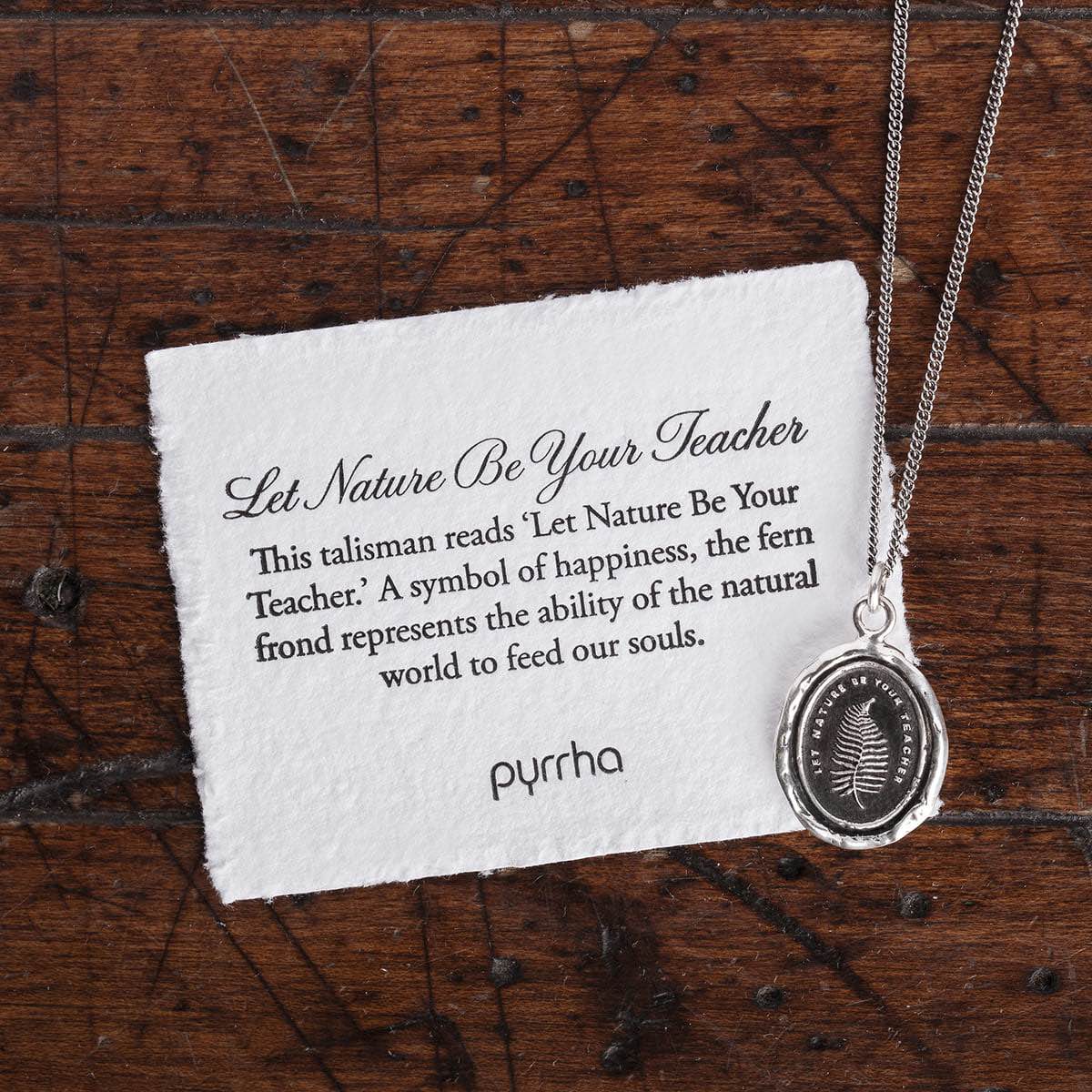 NKL Let Nature Be Your Teacher Talisman Necklace