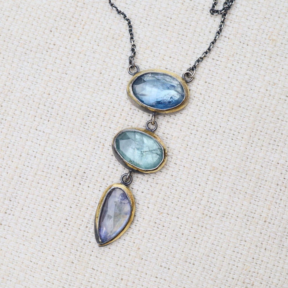 
                      
                        NKL Light Blues Crescent Rim Drop Necklace
                      
                    