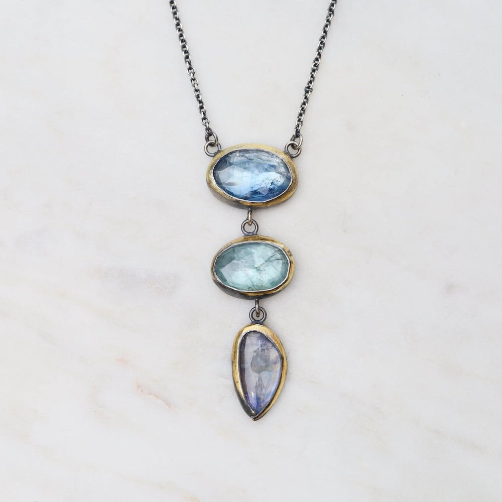 
                      
                        NKL Light Blues Crescent Rim Drop Necklace
                      
                    