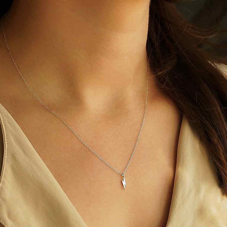 NKL Lightning Bolt Pendant Necklace