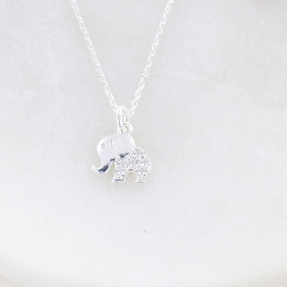 NKL LITTLE ELEPHANT WITH SPARKLE NECKLACE