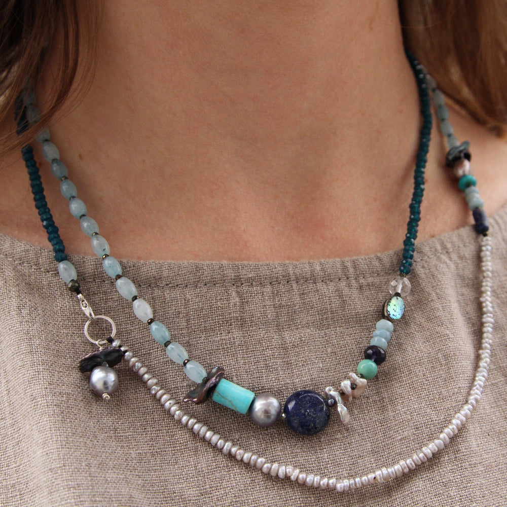 
                      
                        NKL Long Blue Mix Necklace
                      
                    