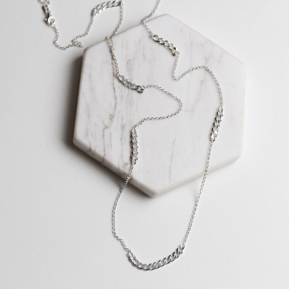 
                  
                    NKL Long Curb Chain Station Necklace
                  
                