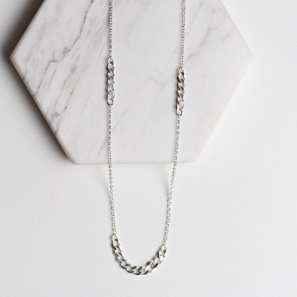 
                  
                    NKL Long Curb Chain Station Necklace
                  
                