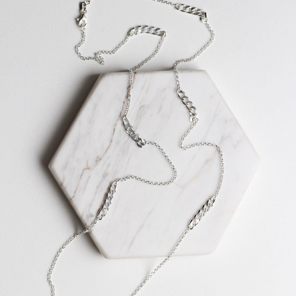 
                  
                    NKL Long Curb Chain Station Necklace
                  
                