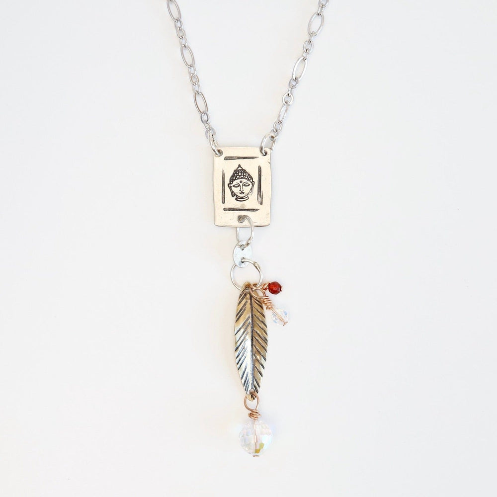 
                  
                    NKL Long Mixed Metals Buddha Necklace
                  
                