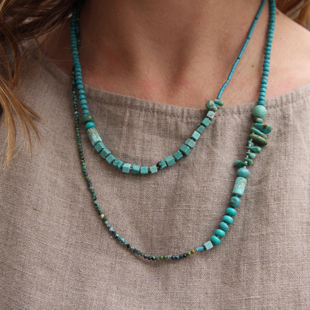 NKL Long Turquoise Mix Necklace