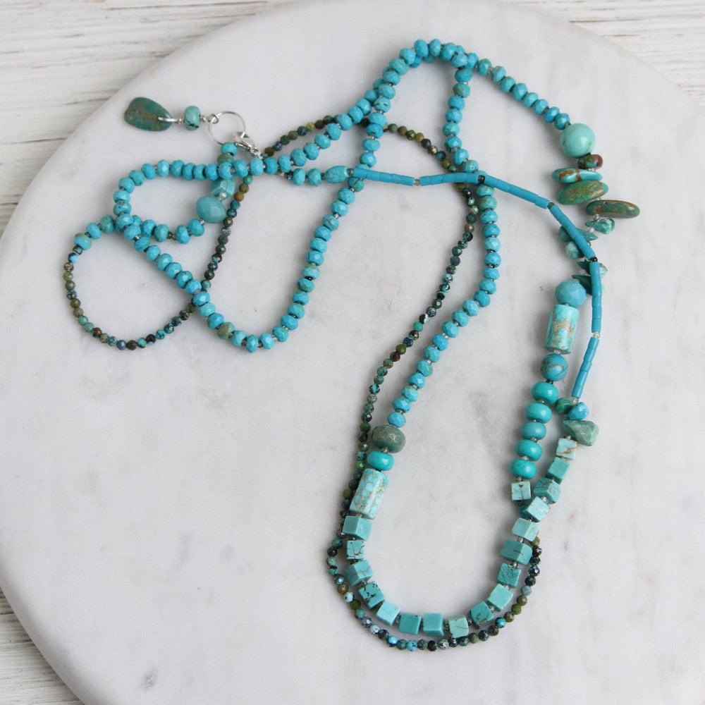 
                  
                    NKL Long Turquoise Mix Necklace
                  
                